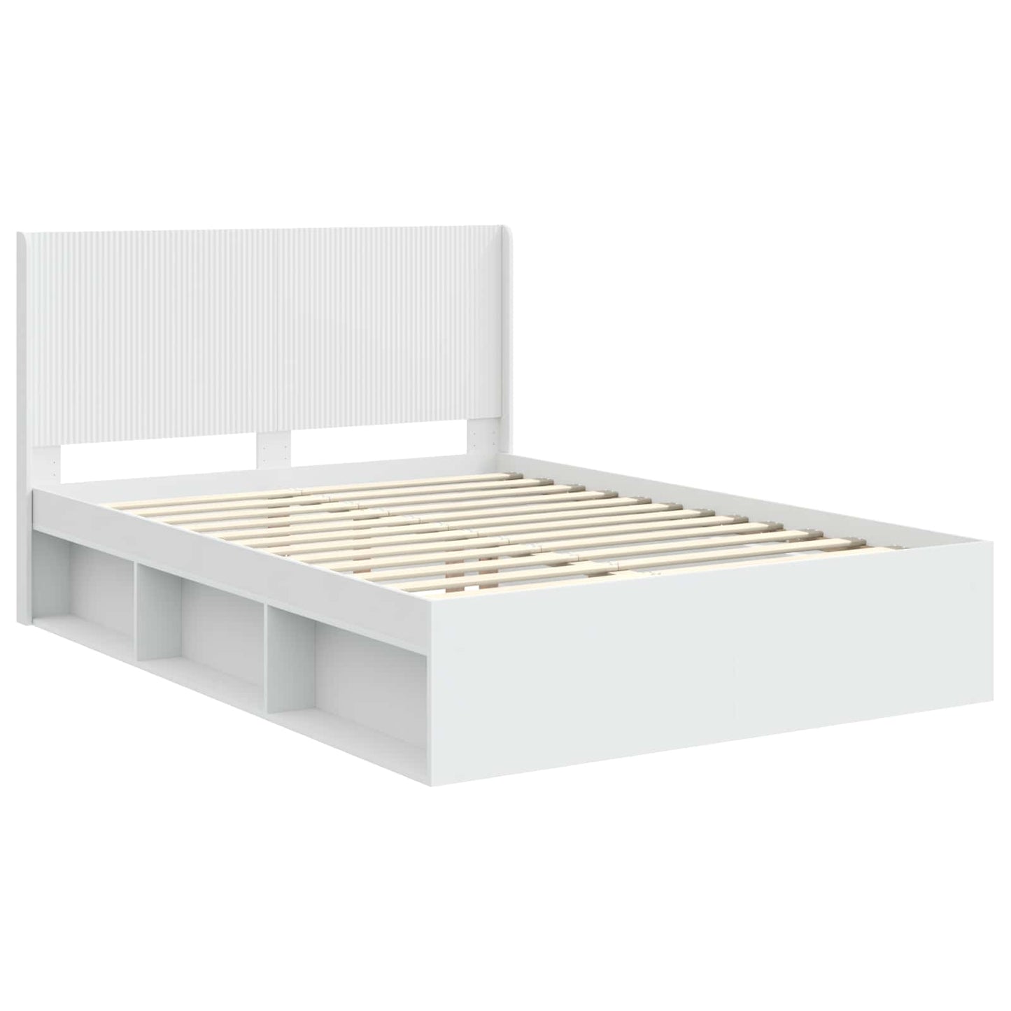 vidaXL Καλάθι με αποθήκη και κεφαλάρι Λευκό 120 x 200 cm