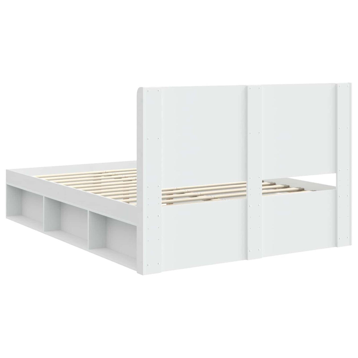 vidaXL Καλάθι με αποθήκη και κεφαλάρι Λευκό 120 x 190 cm