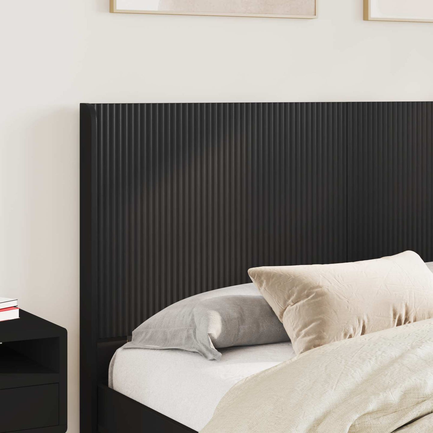 vidaXL Καλάθι με αποθήκη και κεφαλάρι Μαύρο 120 x 190 cm