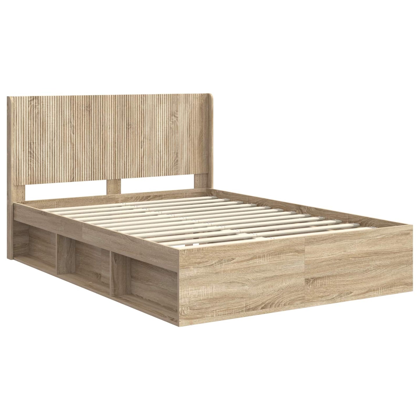 vidaXL Καλάθι με αποθήκη και κεφαλάρι Sonoma Δρυς 120 x 190 cm