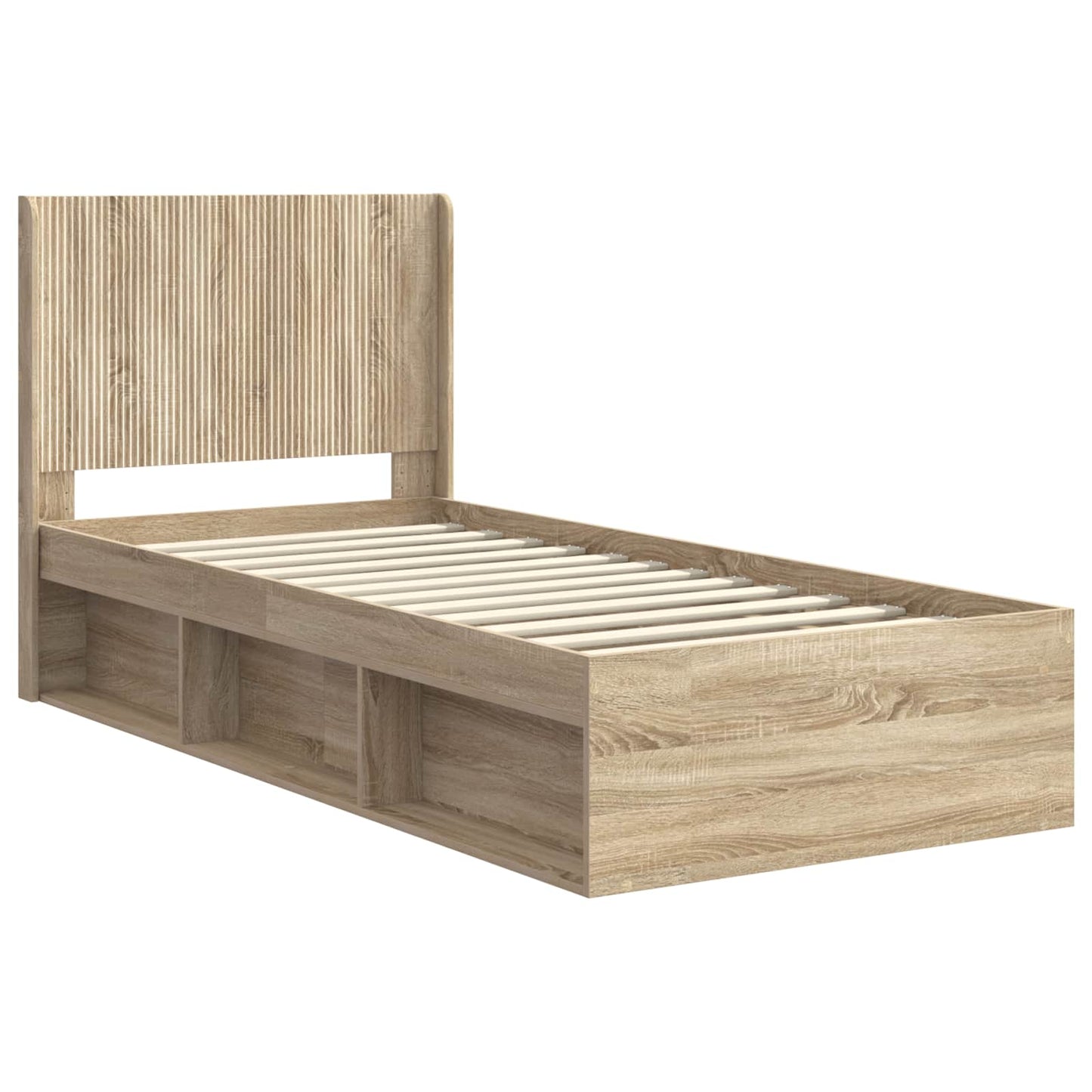 vidaXL Καλάθι με αποθήκη και κεφαλάρι Sonoma Δρυς 100 x 200 cm