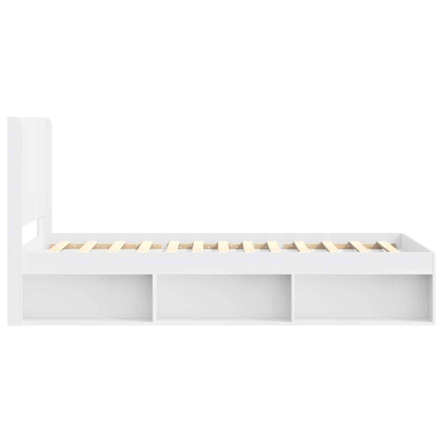 vidaXL Καλάθι με αποθήκη και κεφαλάρι Λευκό 90 x 200 cm