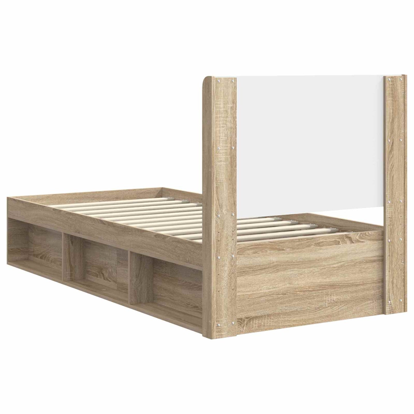 vidaXL Καλάθι με αποθήκη και κεφαλάρι Sonoma Δρυς 90 x 200 cm
