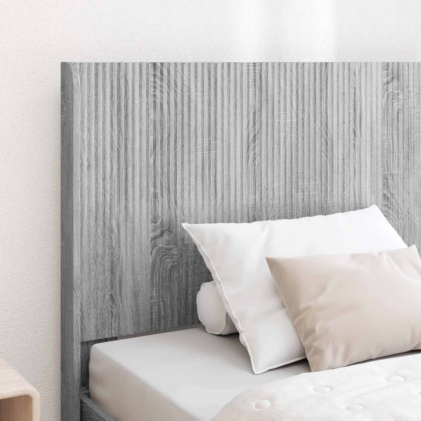 vidaXL Καλάθι με αποθήκη και κεφαλάρι Γκρι Sonoma 90 x 200 cm