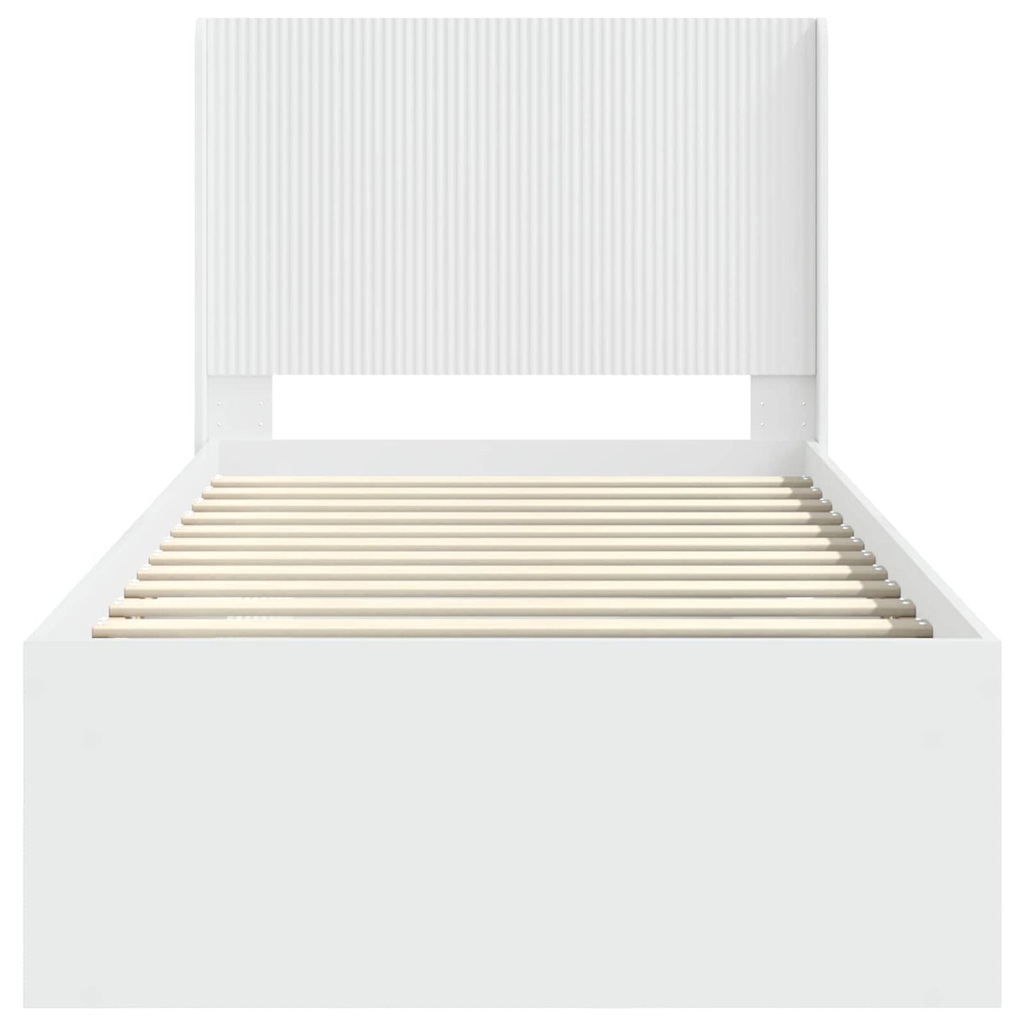 vidaXL Καλάθι με αποθήκη και κεφαλάρι Λευκό 90 x 190 cm