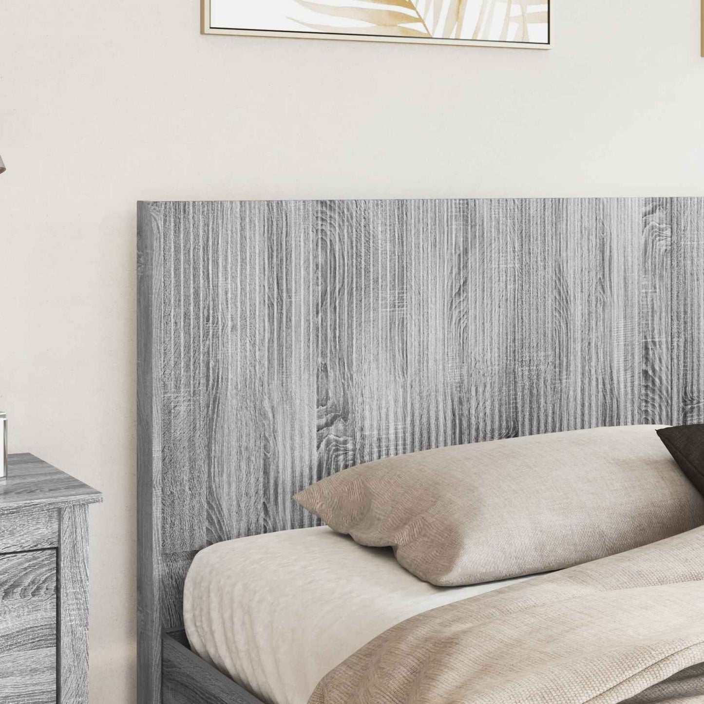 vidaXL Καλάθι με αποθήκη και κεφαλάρι Γκρι Sonoma 200 x 200 cm