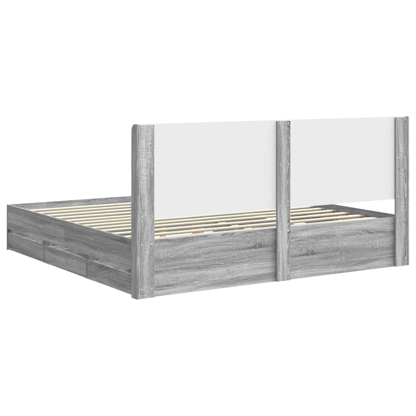 vidaXL Καλάθι με αποθήκη και κεφαλάρι Γκρι Sonoma 200 x 200 cm