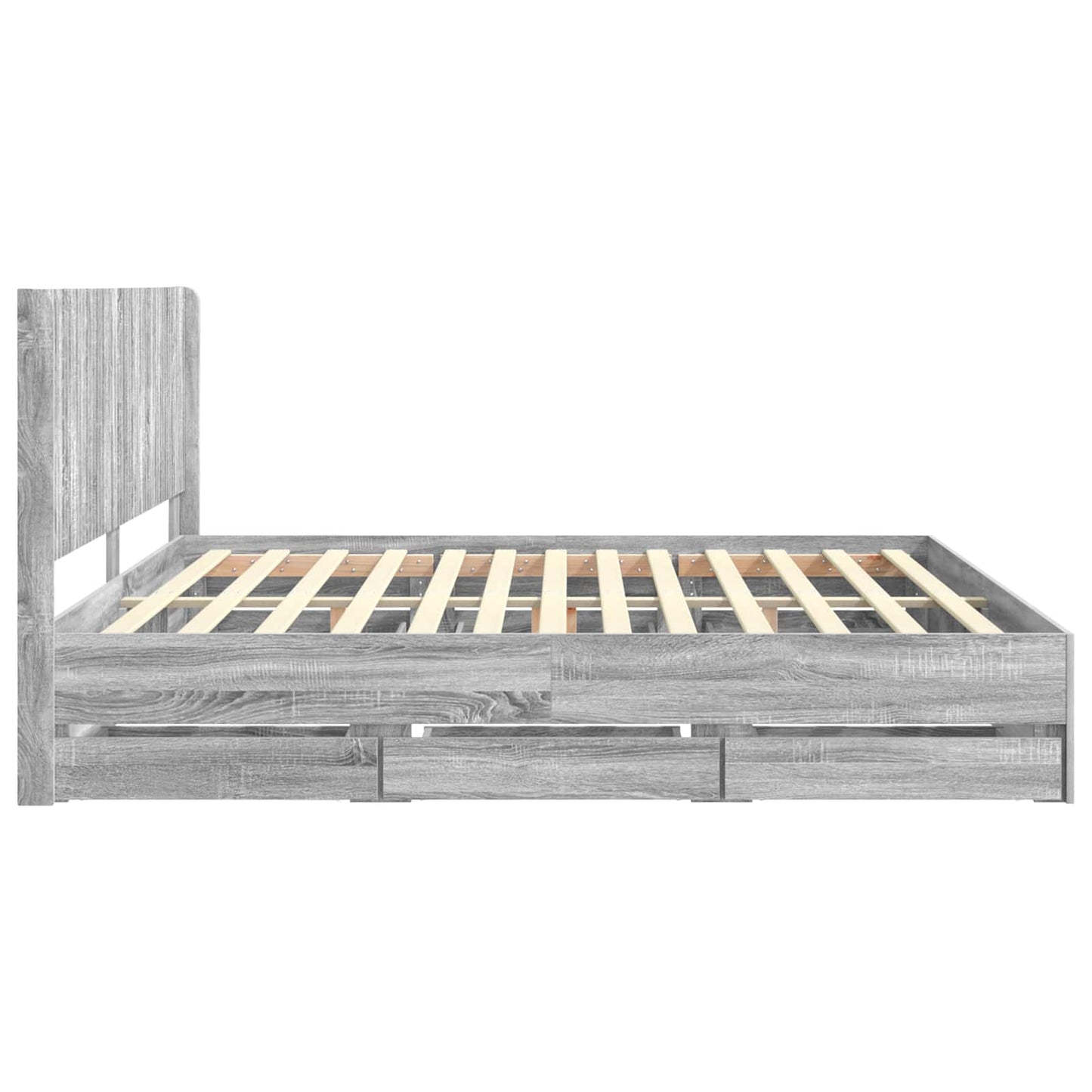 vidaXL Καλάθι με αποθήκη και κεφαλάρι Γκρι Sonoma 200 x 200 cm