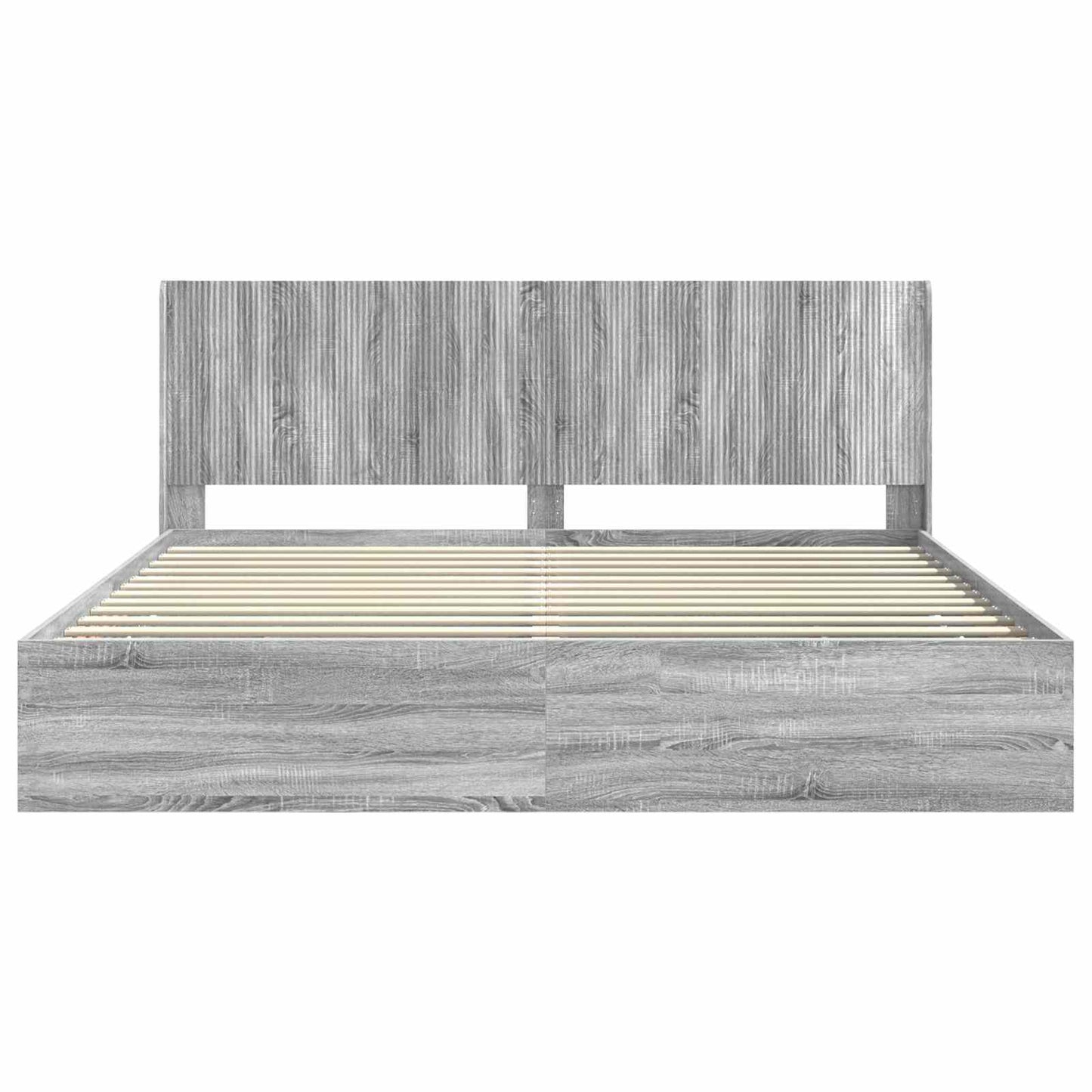 vidaXL Καλάθι με αποθήκη και κεφαλάρι Γκρι Sonoma 180 x 200 cm