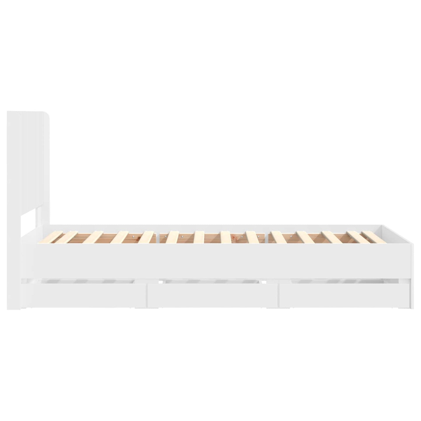 vidaXL Καλάθι με αποθήκη και κεφαλάρι Λευκό 100 x 200 cm