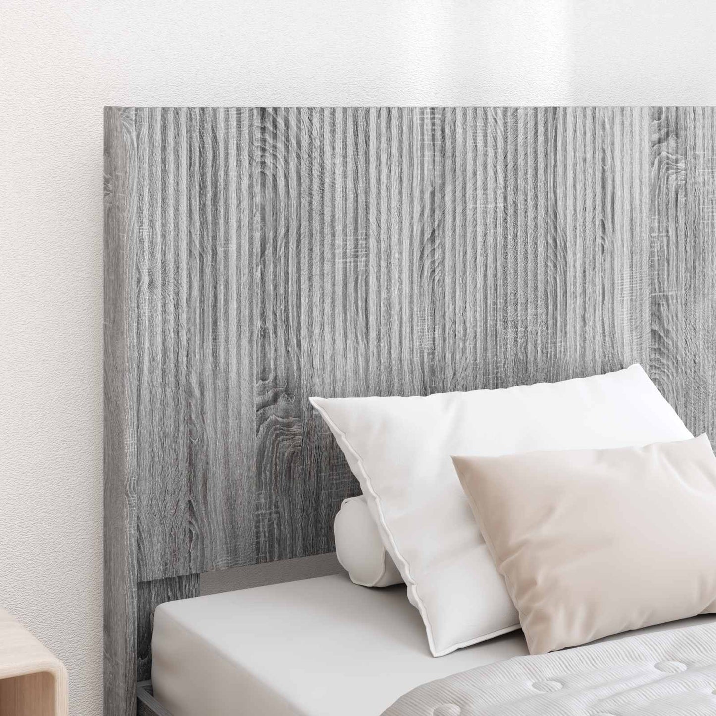 vidaXL Καλάθι με αποθήκη και κεφαλάρι Γκρι Sonoma 100 x 200 cm