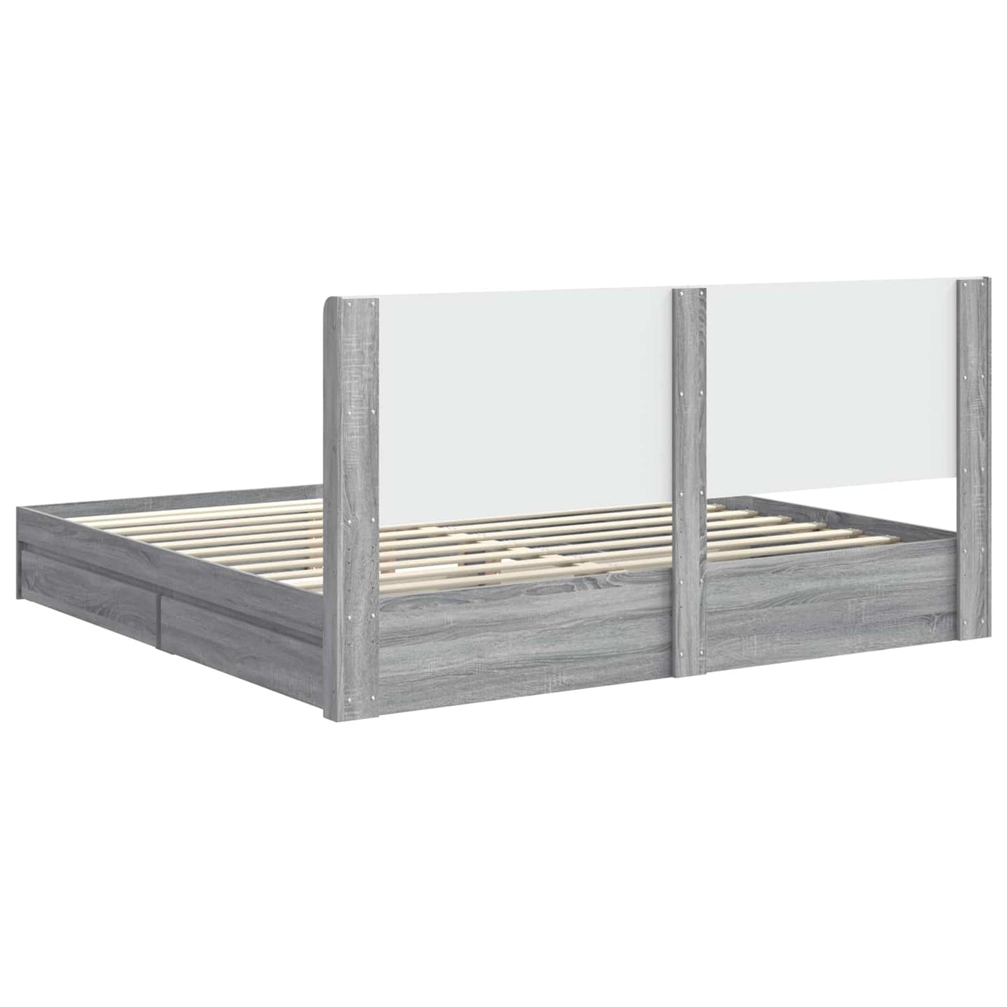 vidaXL Καλάθι με αποθήκη και κεφαλάρι Γκρι Sonoma 200 x 200 cm