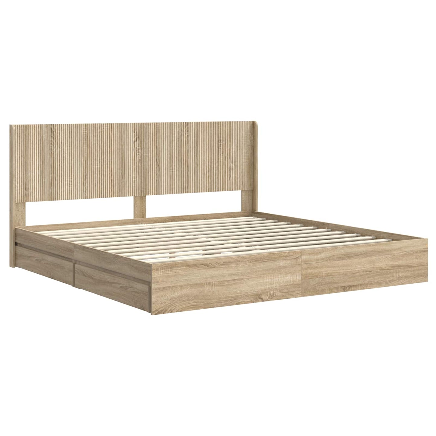 vidaXL Καλάθι με αποθήκη και κεφαλάρι Sonoma Δρυς 180 x 200 cm