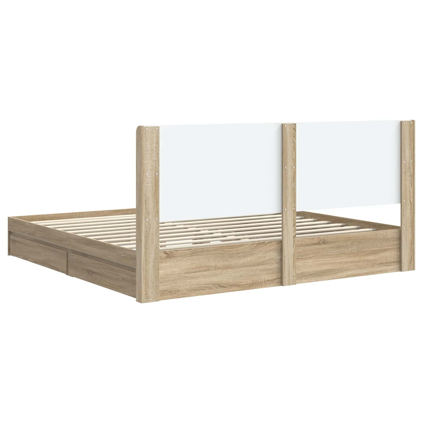 vidaXL Καλάθι με αποθήκη και κεφαλάρι Sonoma Δρυς 180 x 200 cm