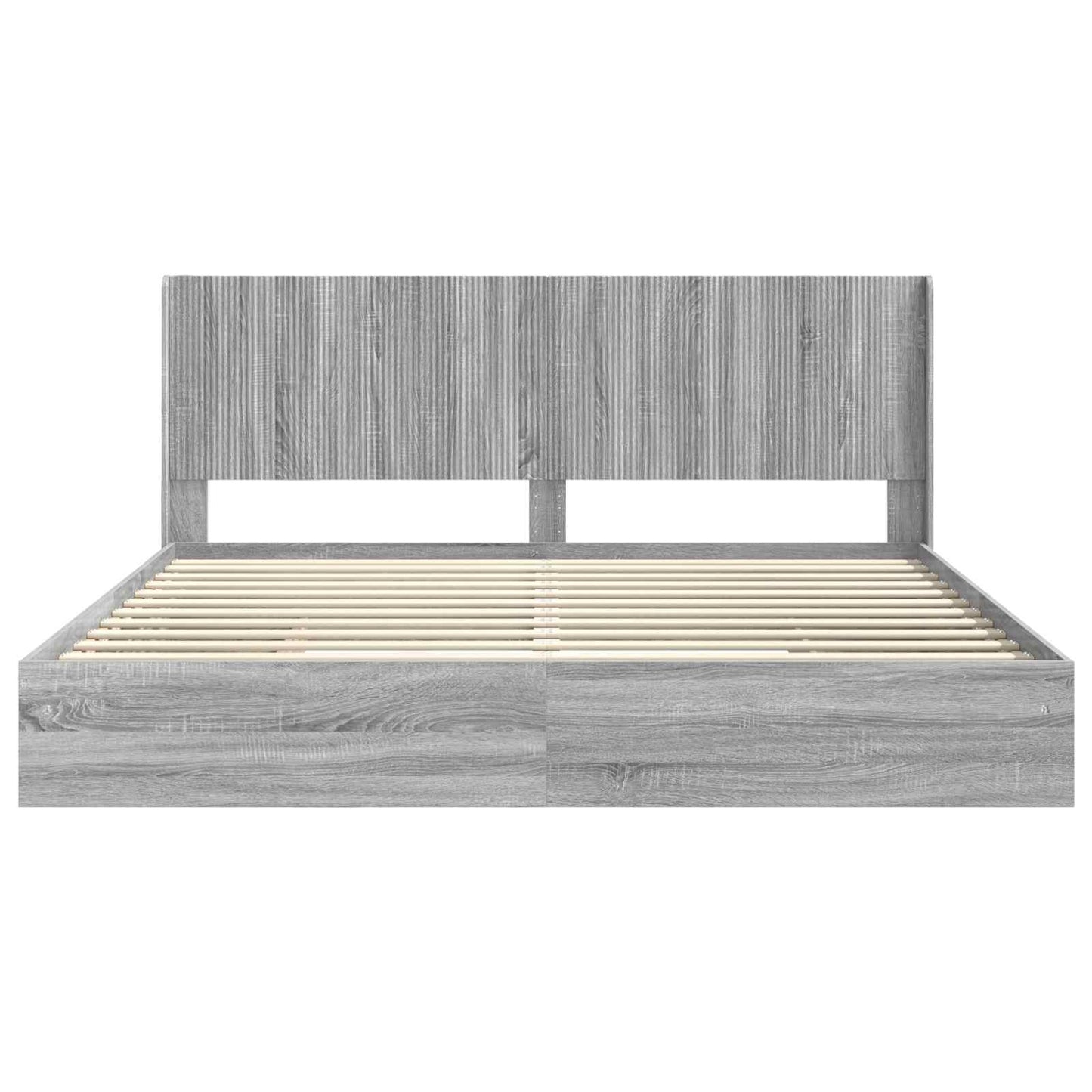 vidaXL Καλάθι με αποθήκη και κεφαλάρι Γκρι Sonoma 180 x 200 cm