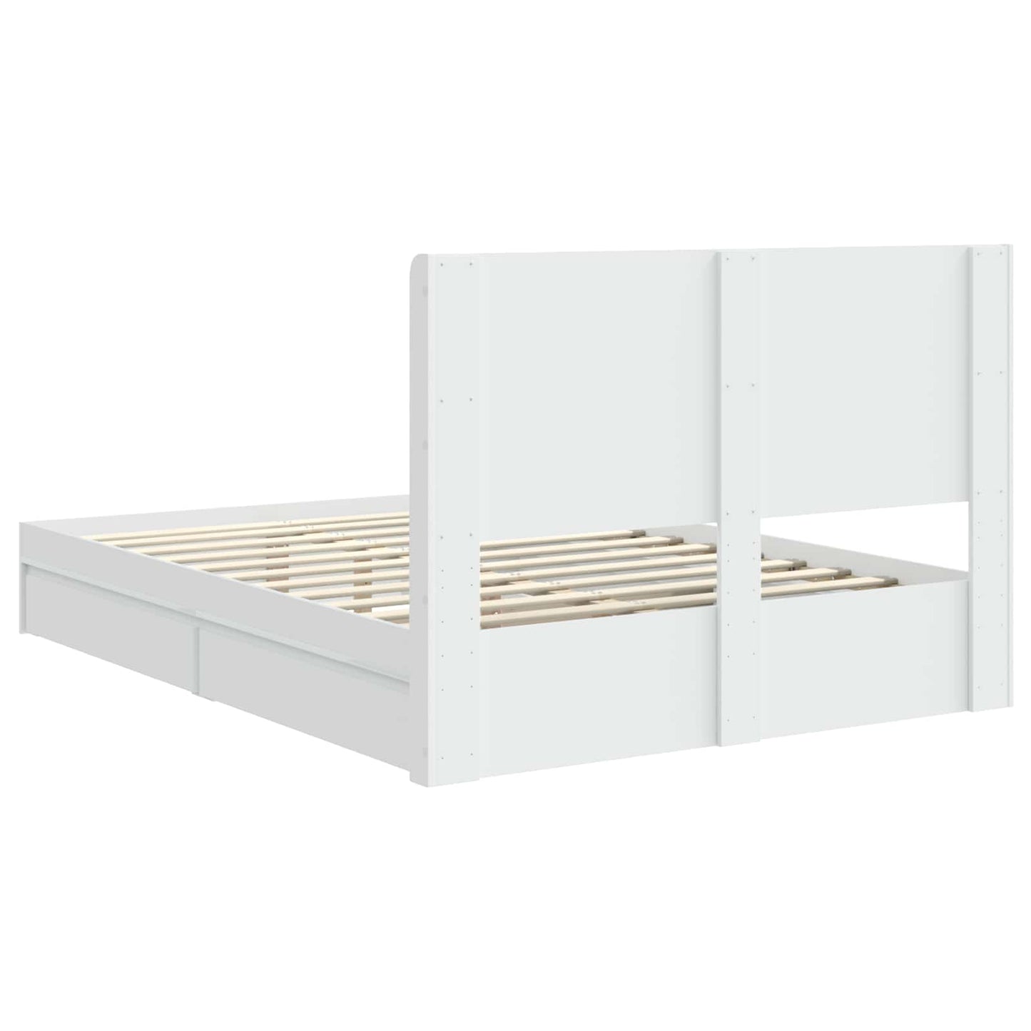vidaXL Καλάθι με αποθήκη και κεφαλάρι Λευκό 160 x 200 cm