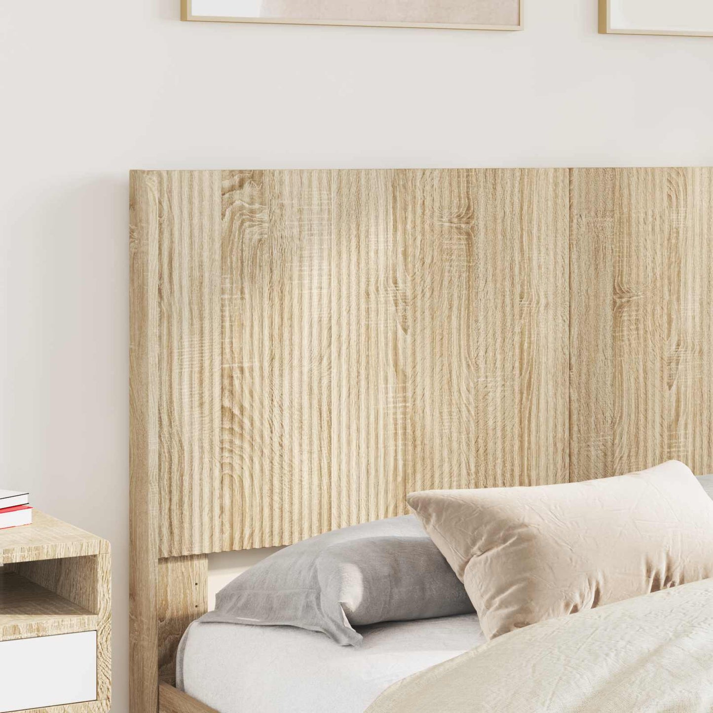 vidaXL Καλάθι με αποθήκη και κεφαλάρι Sonoma Δρυς 120 x 200 cm