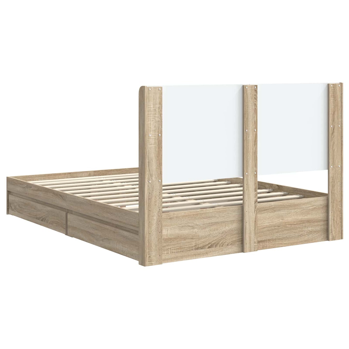 vidaXL Καλάθι με αποθήκη και κεφαλάρι Sonoma Δρυς 120 x 200 cm