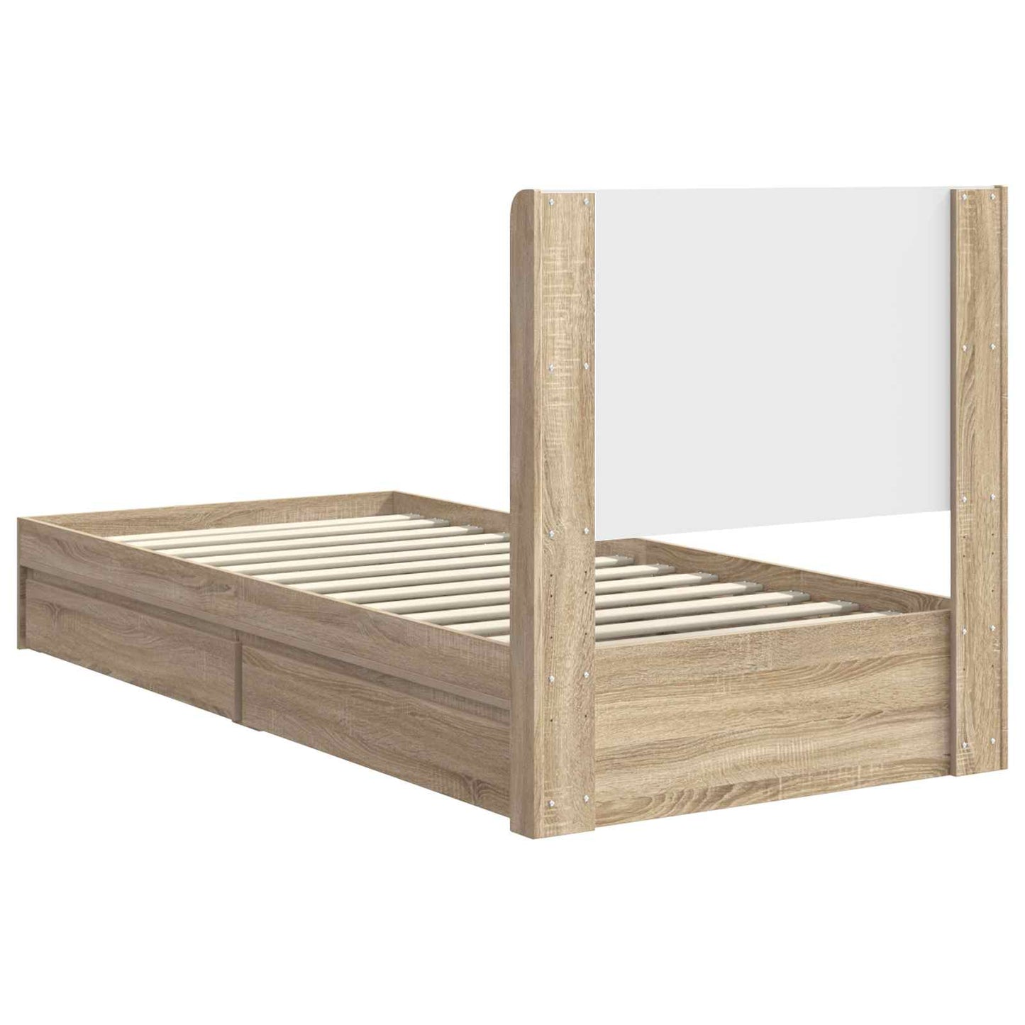 vidaXL Καλάθι με αποθήκη και κεφαλάρι Sonoma Δρυς 100 x 200 cm