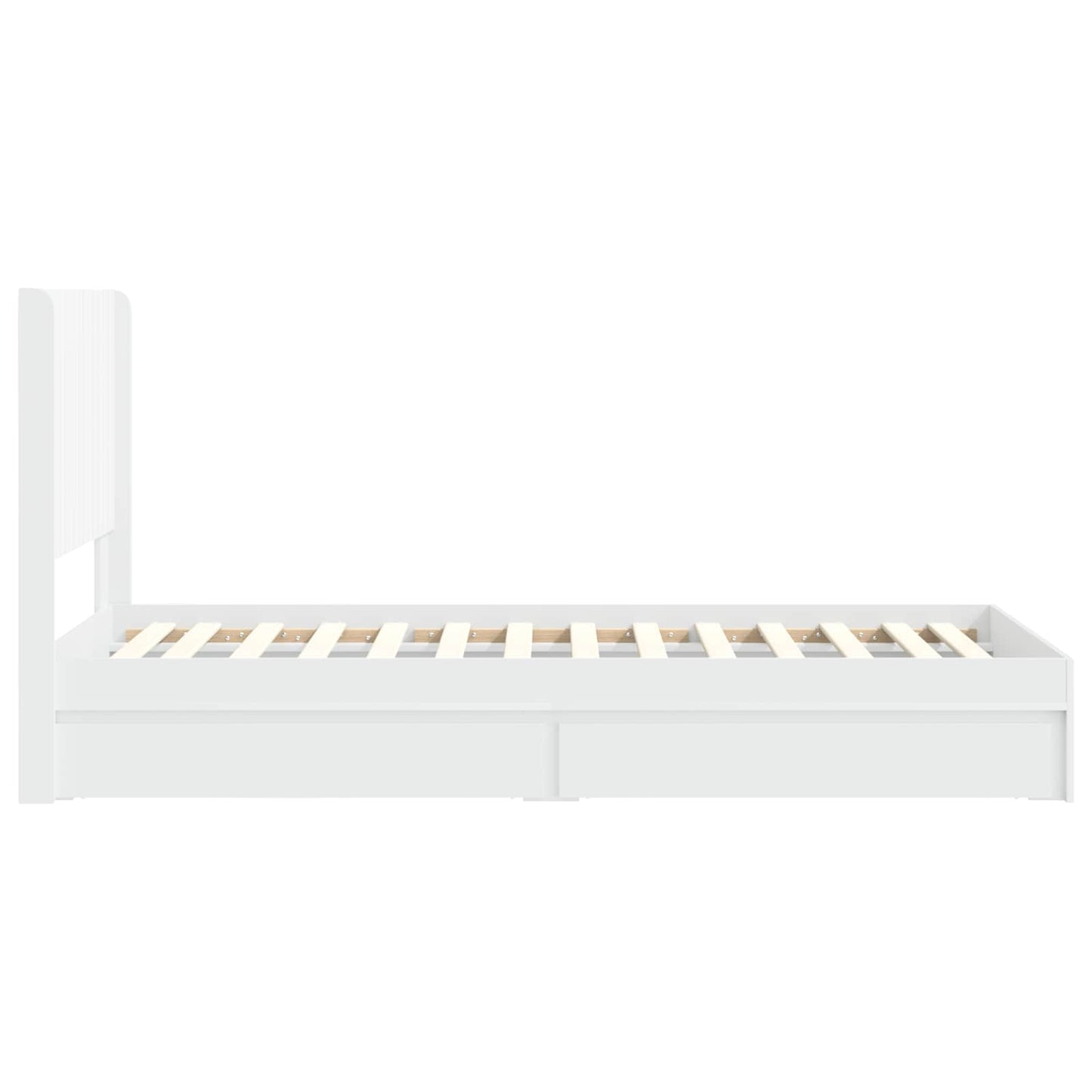 vidaXL Καλάθι με αποθήκη και κεφαλάρι Λευκό 90 x 200 cm