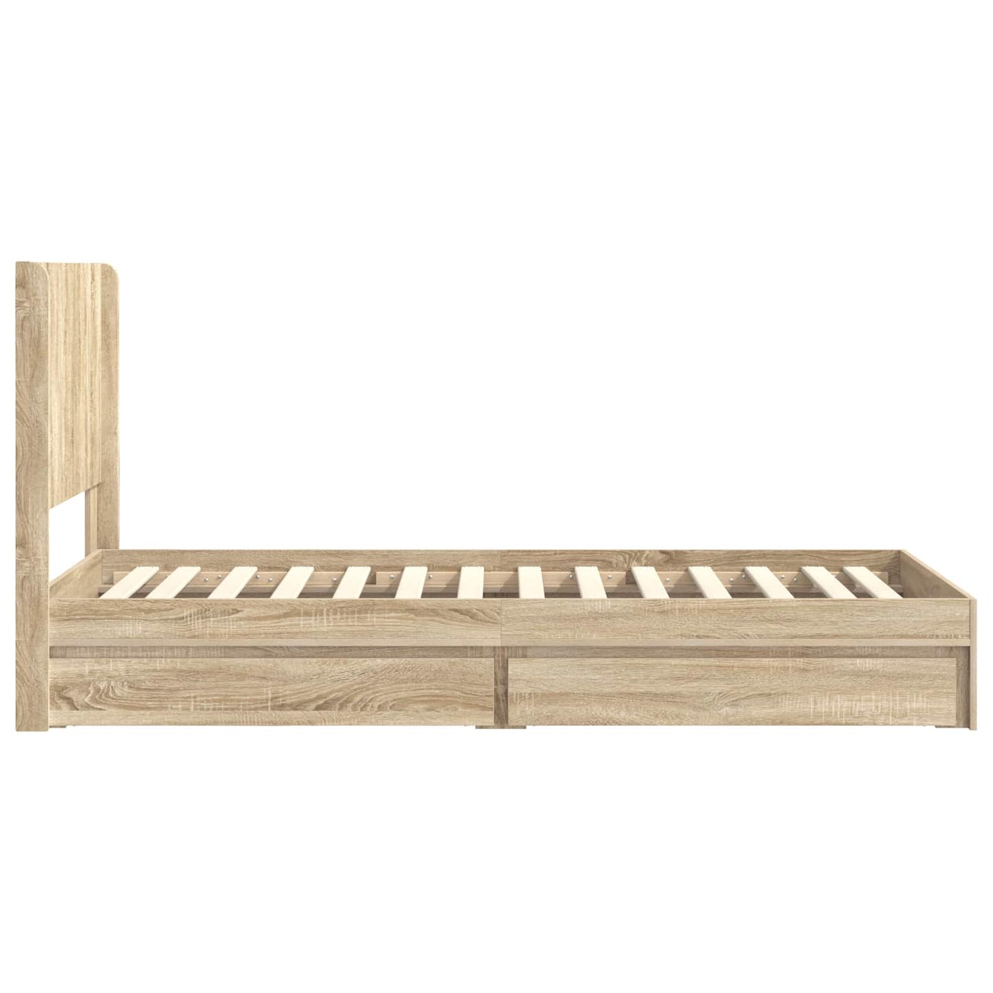 vidaXL Καλάθι με αποθήκη και κεφαλάρι Sonoma Δρυς 90 x 200 cm