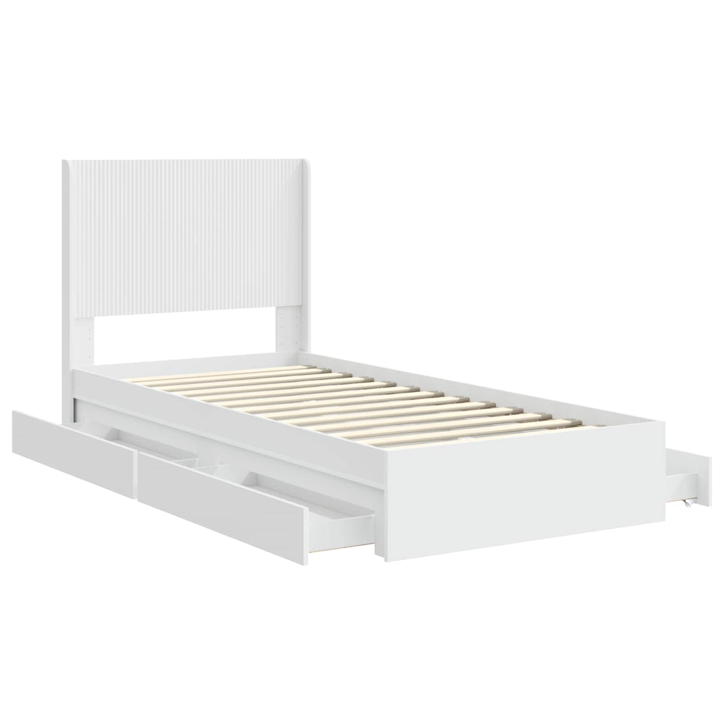 vidaXL Καλάθι με αποθήκη και κεφαλάρι Λευκό 75 x 190 cm