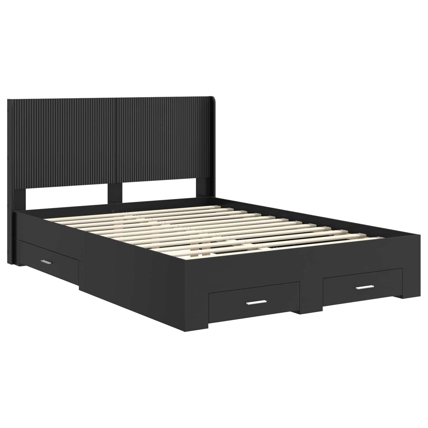 vidaXL Καλάθι με αποθήκη και κεφαλάρι Μαύρο 135 x 190 cm