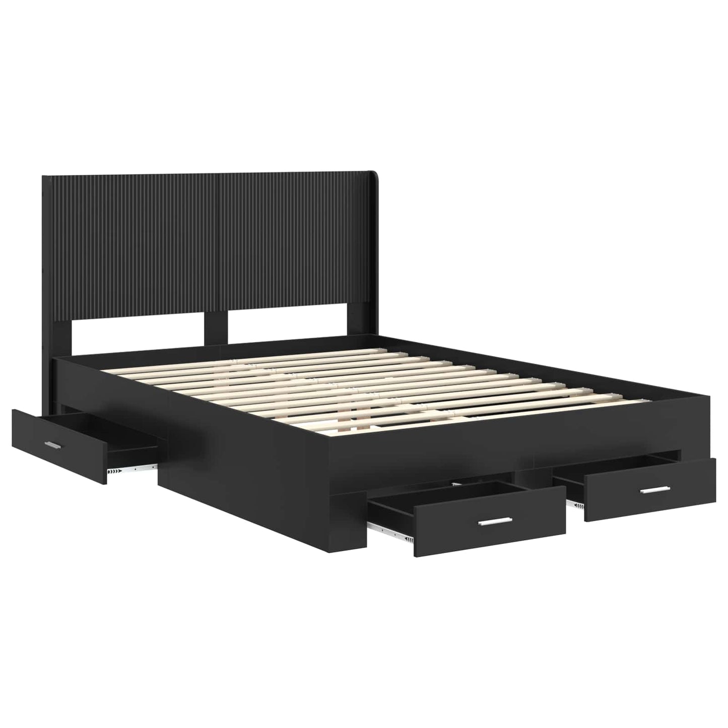vidaXL Καλάθι με αποθήκη και κεφαλάρι Μαύρο 135 x 190 cm