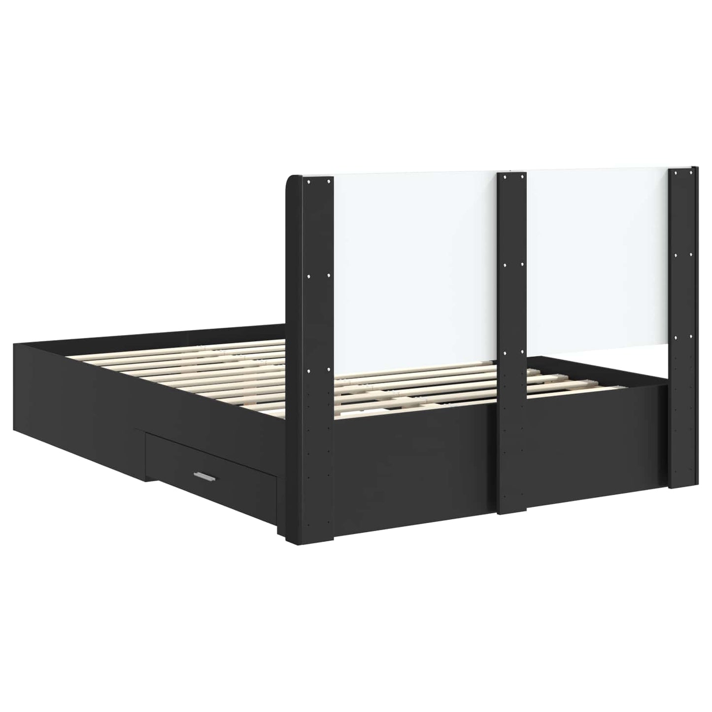 vidaXL Καλάθι με αποθήκη και κεφαλάρι Μαύρο 135 x 190 cm