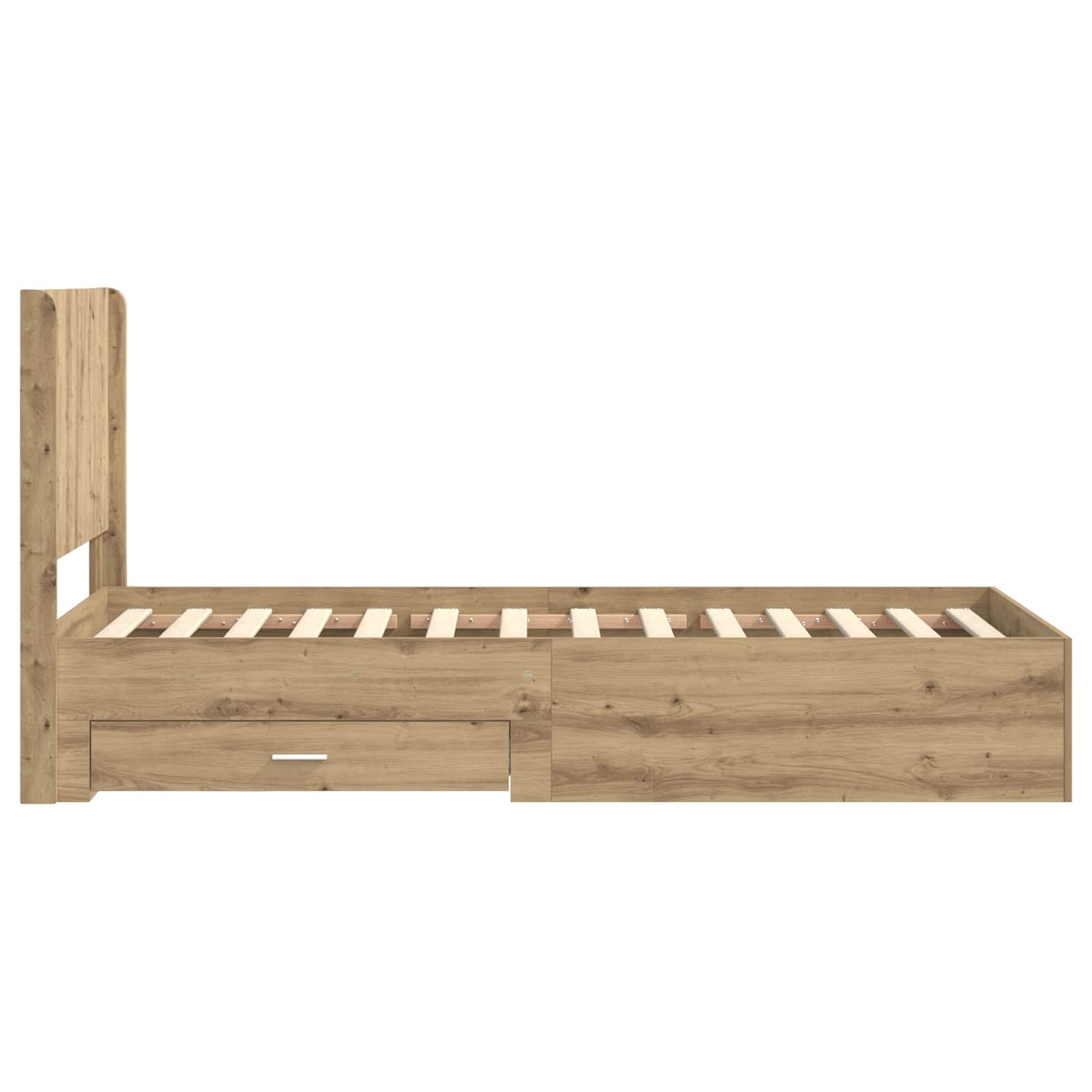 vidaXL Καλάθι με αποθήκη και κεφαλάρι Artisan Δρυς 100 x 200 cm