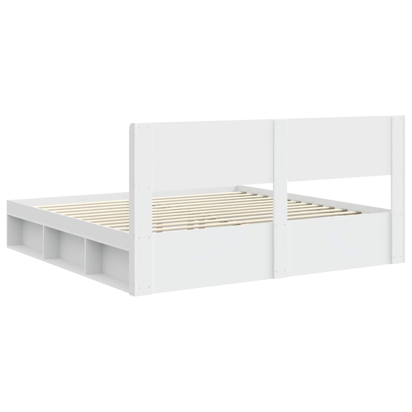 vidaXL Καλάθι με αποθήκη και κεφαλάρι Λευκό 200 x 200 cm