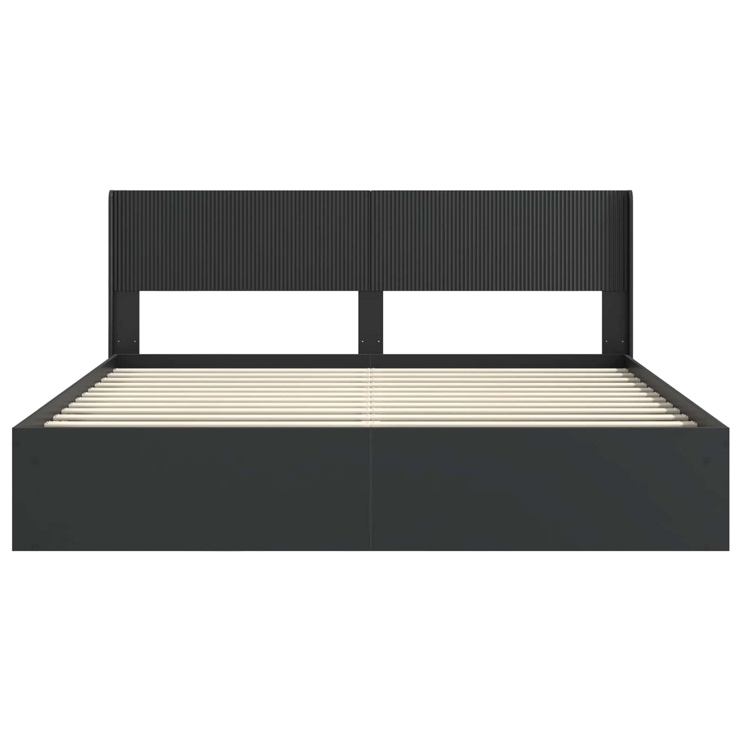 vidaXL Καλάθι με αποθήκη και κεφαλάρι Μαύρο 180 x 200 cm