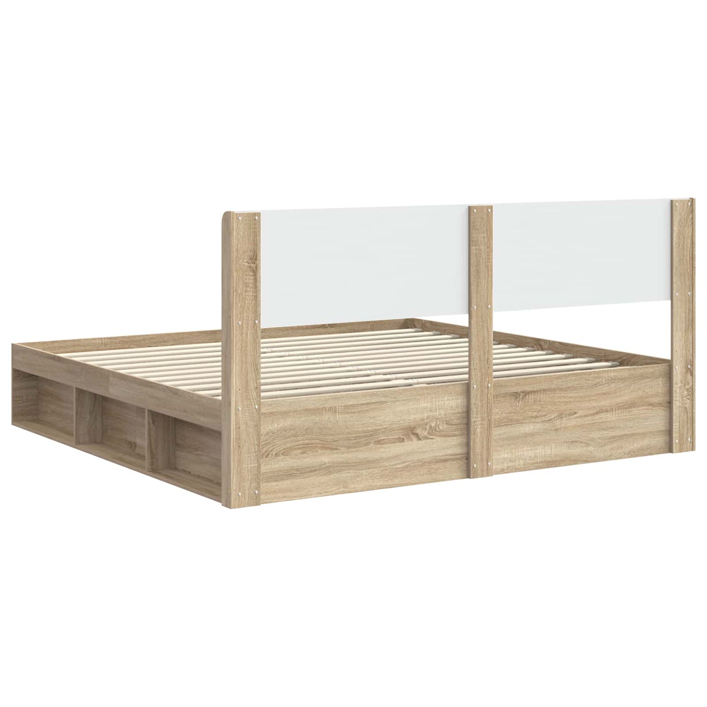 vidaXL Καλάθι με αποθήκη και κεφαλάρι Sonoma Δρυς 180 x 200 cm