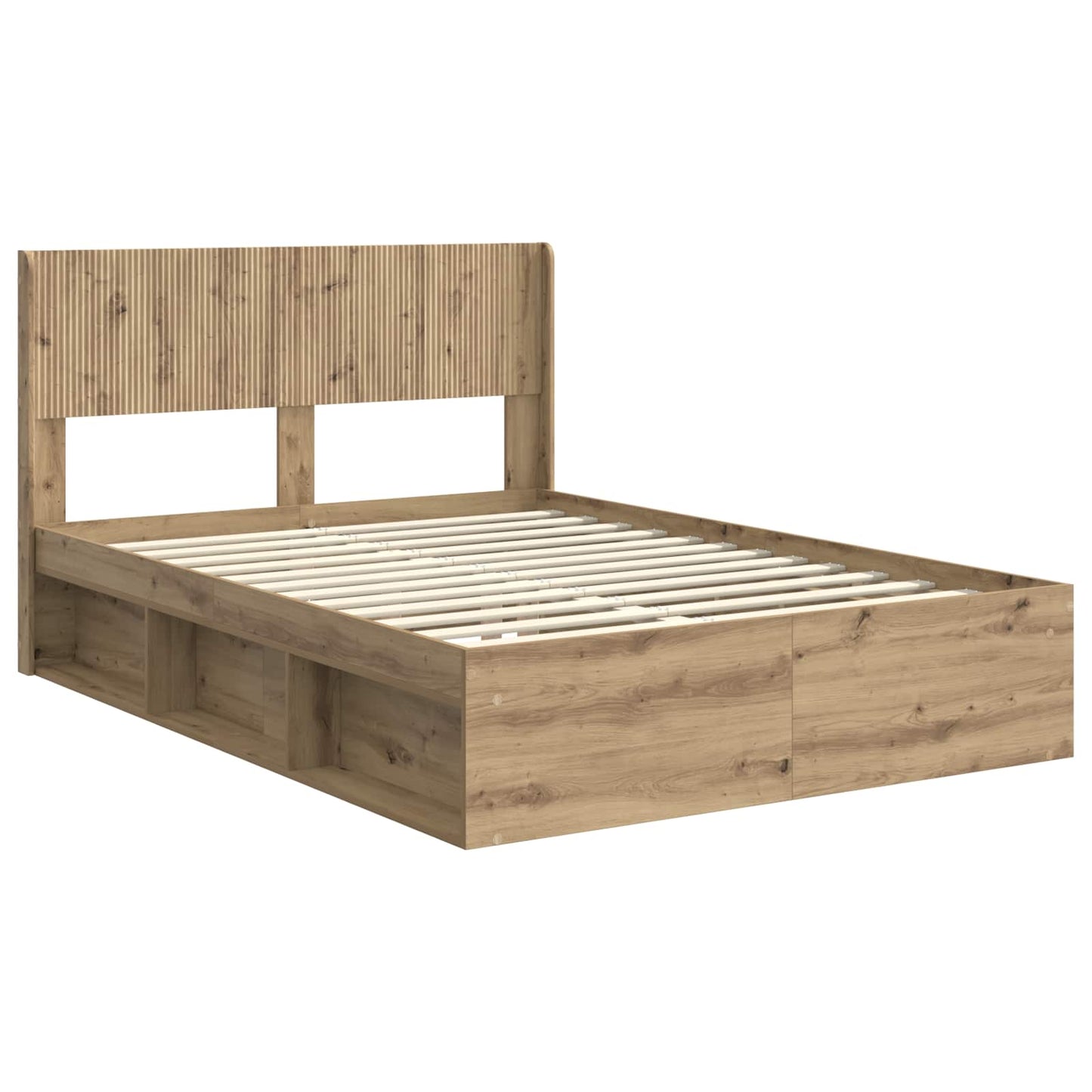 vidaXL Καλάθι με αποθήκη και κεφαλάρι Artisan Δρυς 150 x 200 cm