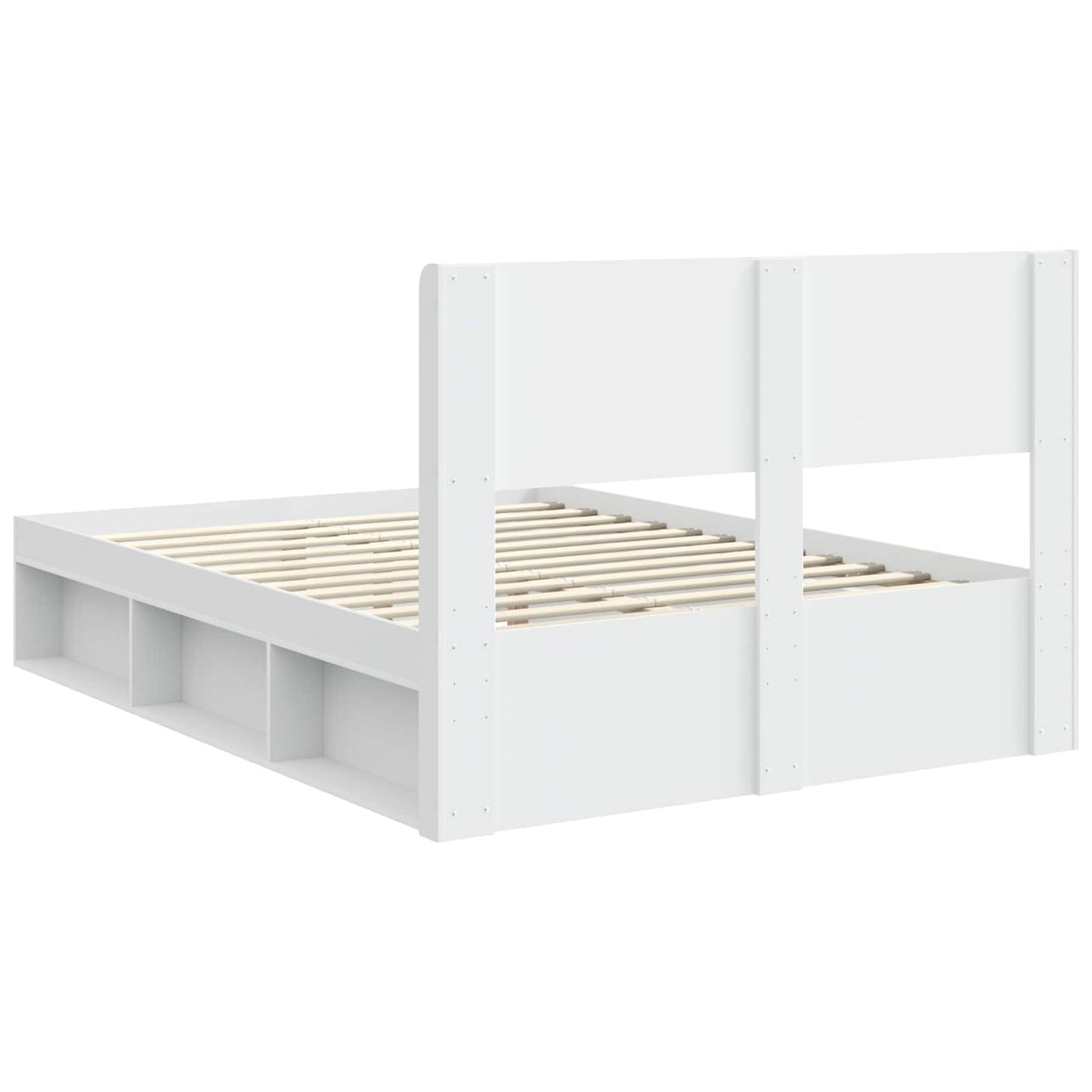 vidaXL Καλάθι με αποθήκη και κεφαλάρι Λευκό 140 x 200 cm