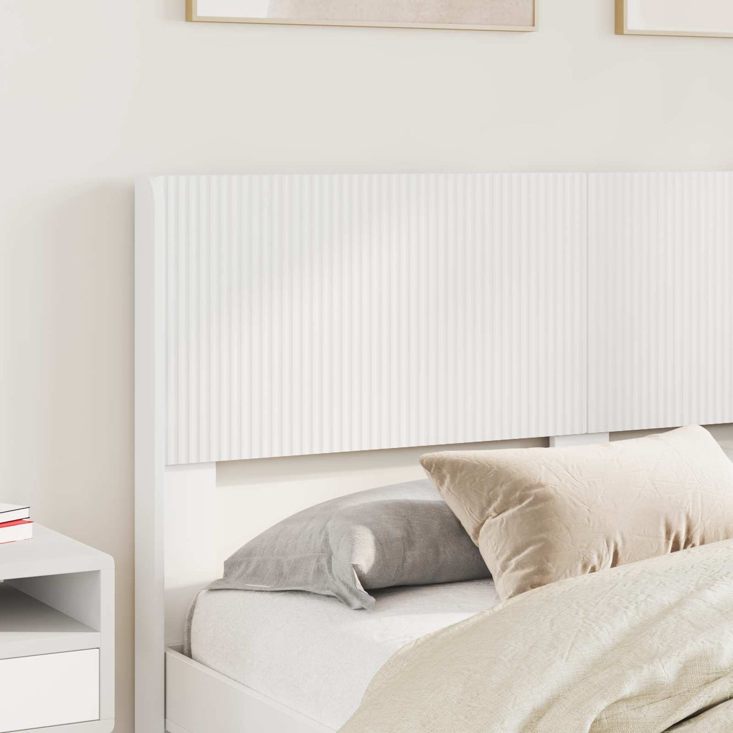 vidaXL Καλάθι με αποθήκη και κεφαλάρι Λευκό 120 x 200 cm