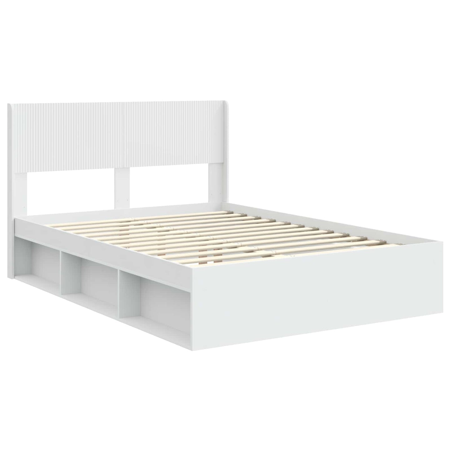 vidaXL Καλάθι με αποθήκη και κεφαλάρι Λευκό 120 x 200 cm