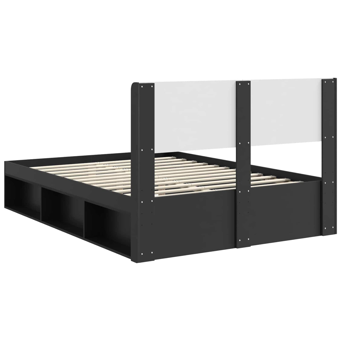 vidaXL Καλάθι με αποθήκη και κεφαλάρι Μαύρο 120 x 200 cm