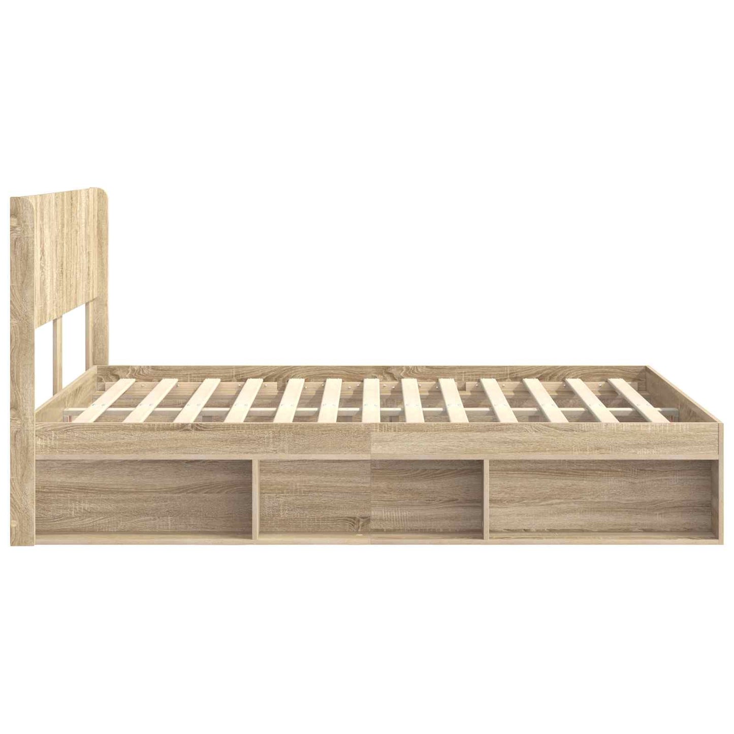 vidaXL Καλάθι με αποθήκη και κεφαλάρι Sonoma Δρυς 120 x 200 cm
