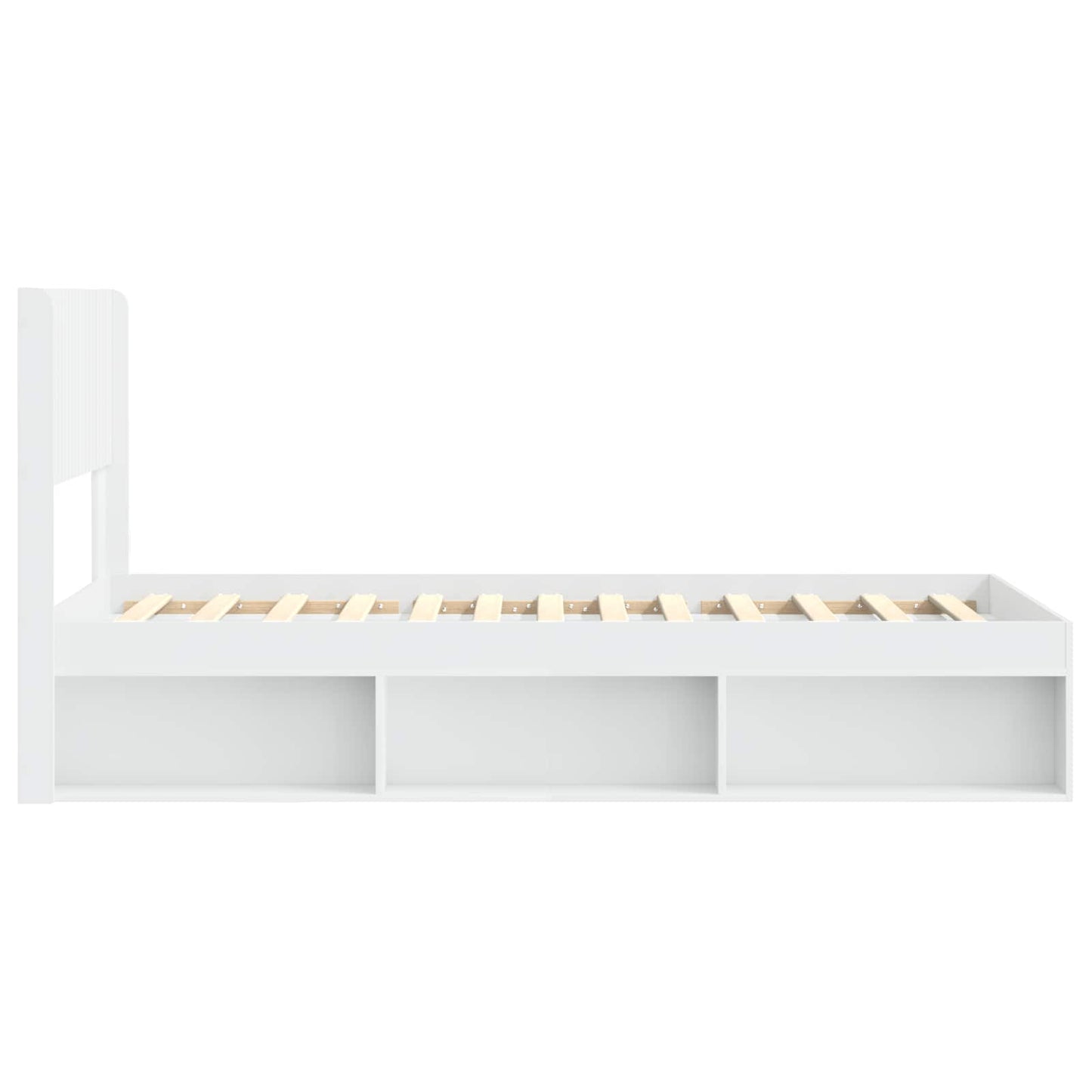 vidaXL Καλάθι με αποθήκη και κεφαλάρι Λευκό 100 x 200 cm