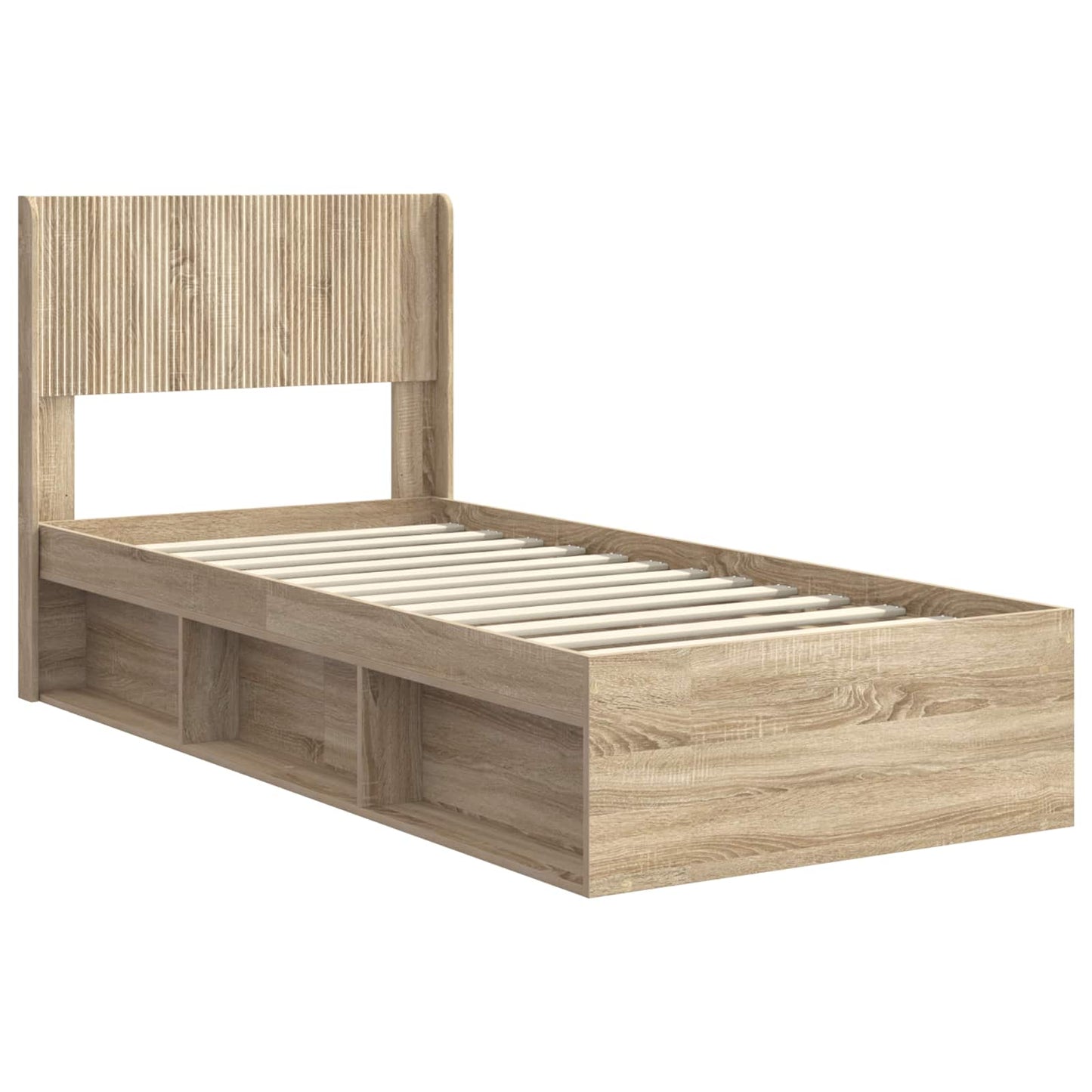 vidaXL Καλάθι με αποθήκη και κεφαλάρι Sonoma Δρυς 100 x 200 cm