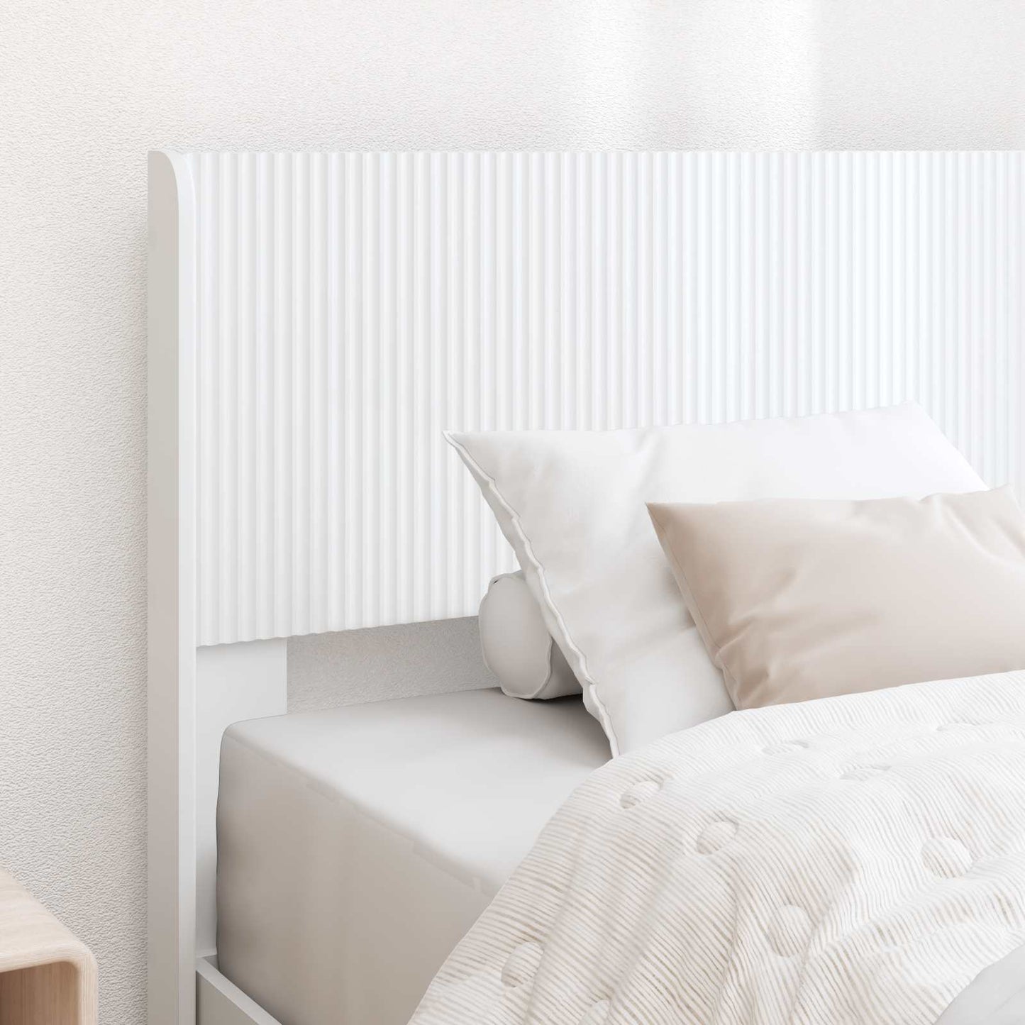 vidaXL Καλάθι με αποθήκη και κεφαλάρι Λευκό 90 x 200 cm