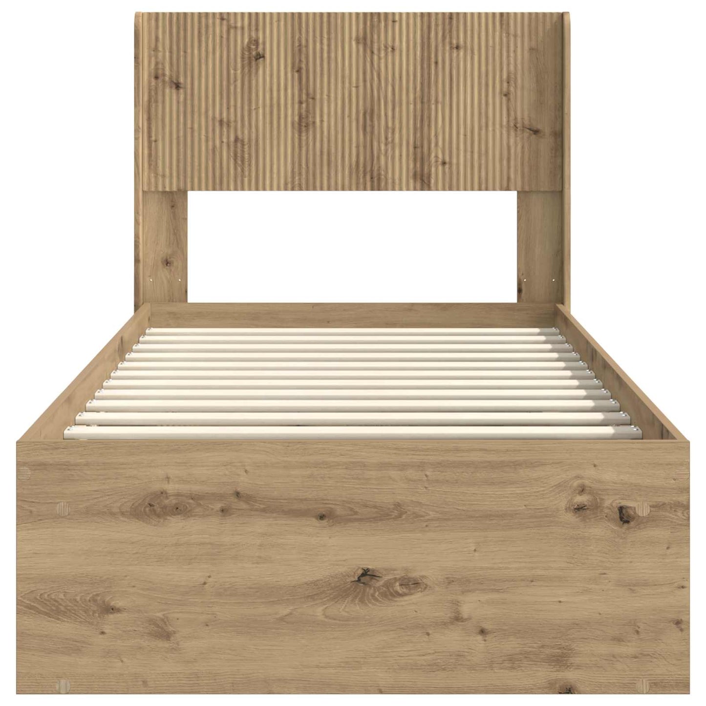 vidaXL Καλάθι με αποθήκη και κεφαλάρι Artisan Δρυς 90 x 190 cm