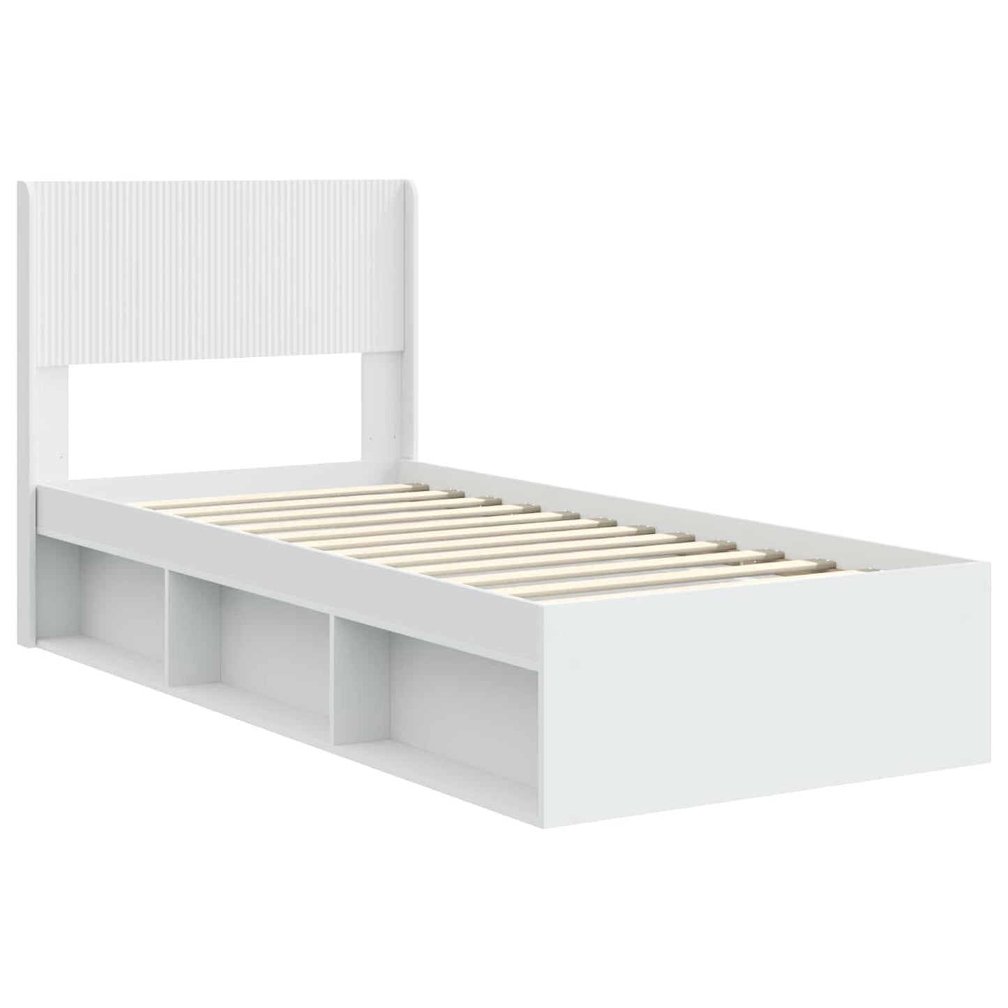 vidaXL Καλάθι με αποθήκη και κεφαλάρι Λευκό 75 x 190 cm