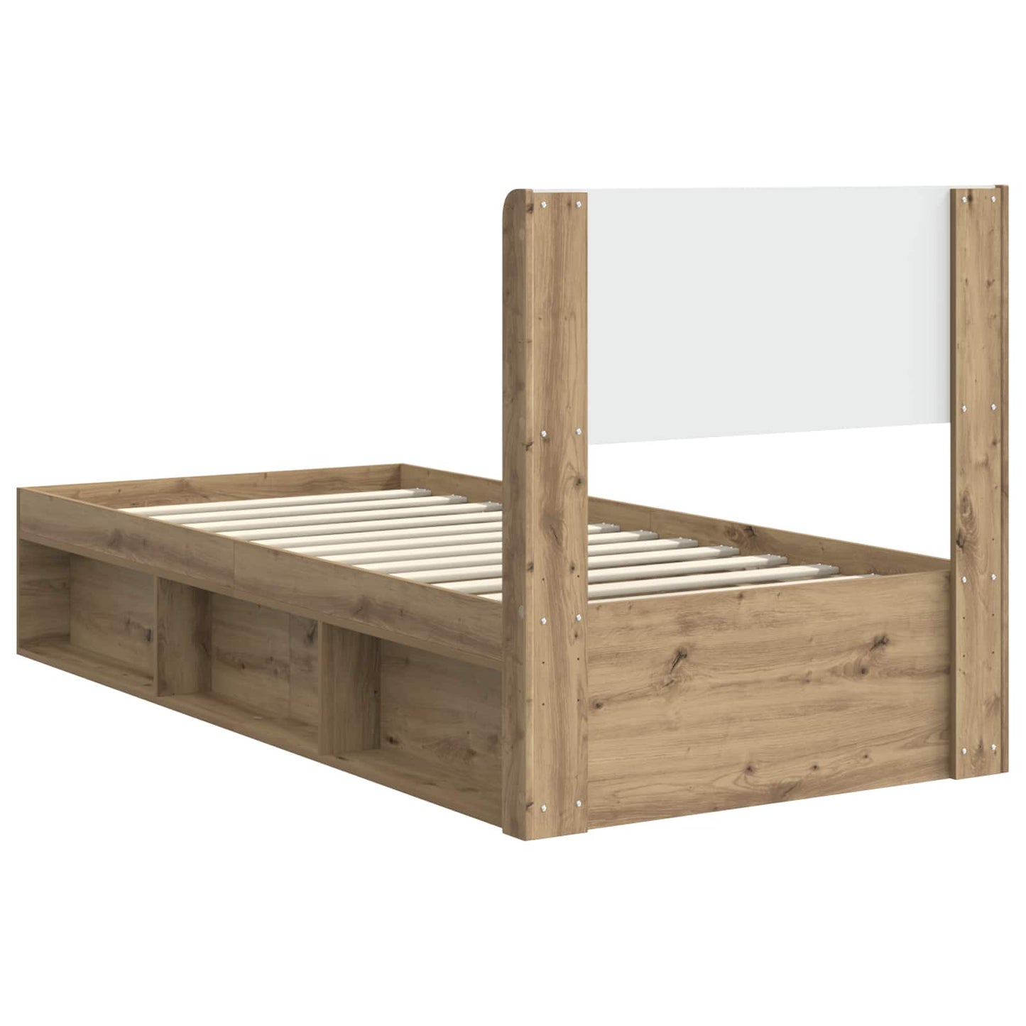 vidaXL Καλάθι με αποθήκη και κεφαλάρι Artisan Δρυς 75 x 190 cm