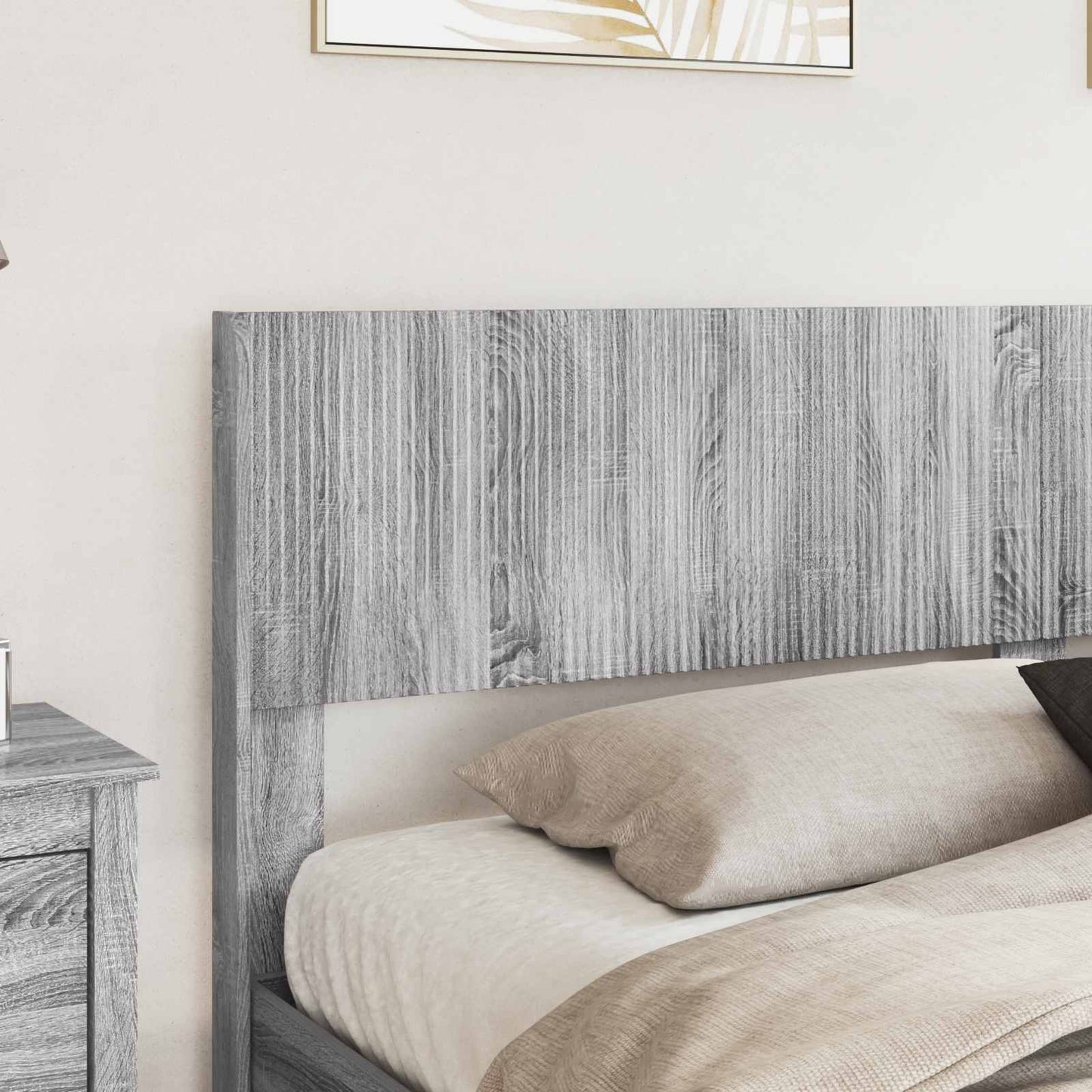 vidaXL Καλάθι με αποθήκη και κεφαλάρι Γκρι Sonoma 180 x 200 cm