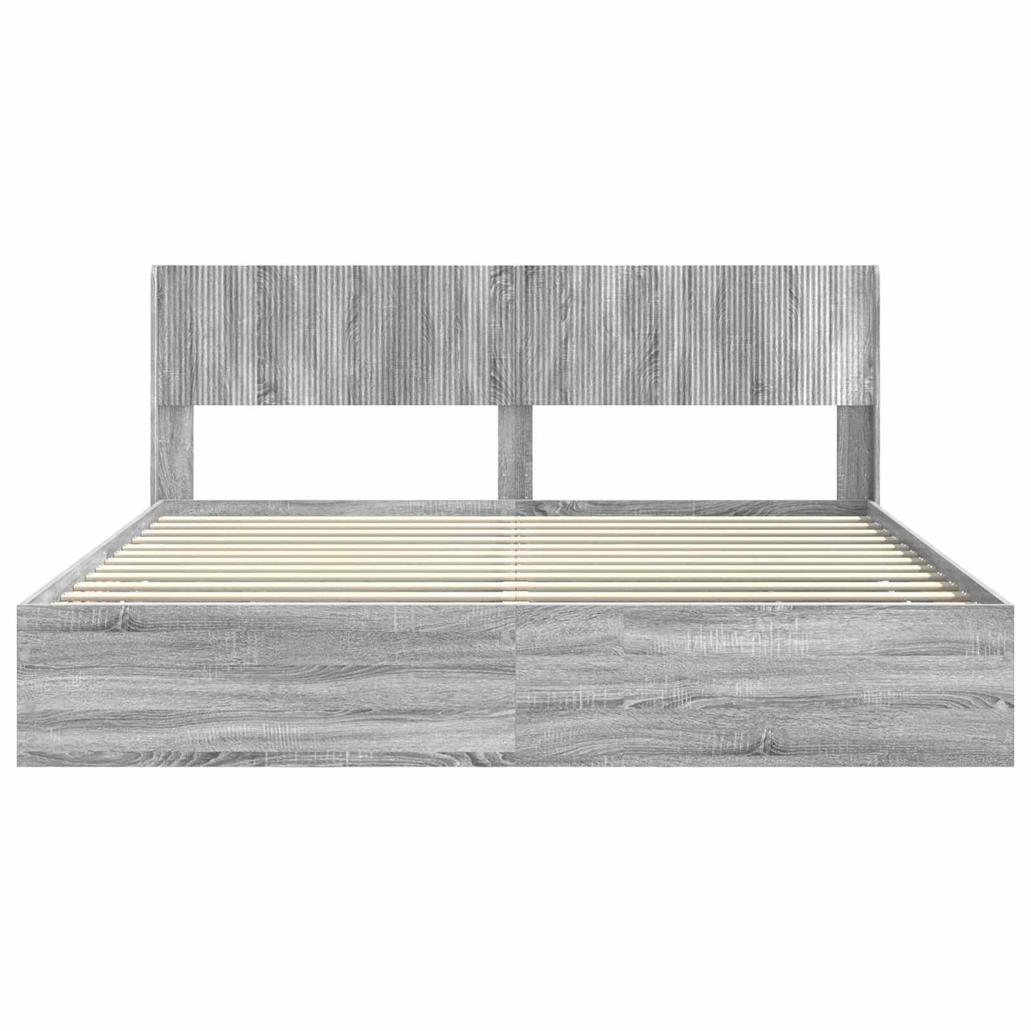 vidaXL Καλάθι με αποθήκη και κεφαλάρι Γκρι Sonoma 180 x 200 cm