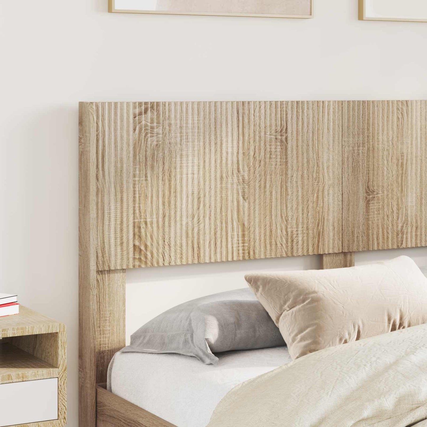 vidaXL Καλάθι με αποθήκη και κεφαλάρι Sonoma Δρυς 150 x 200 cm