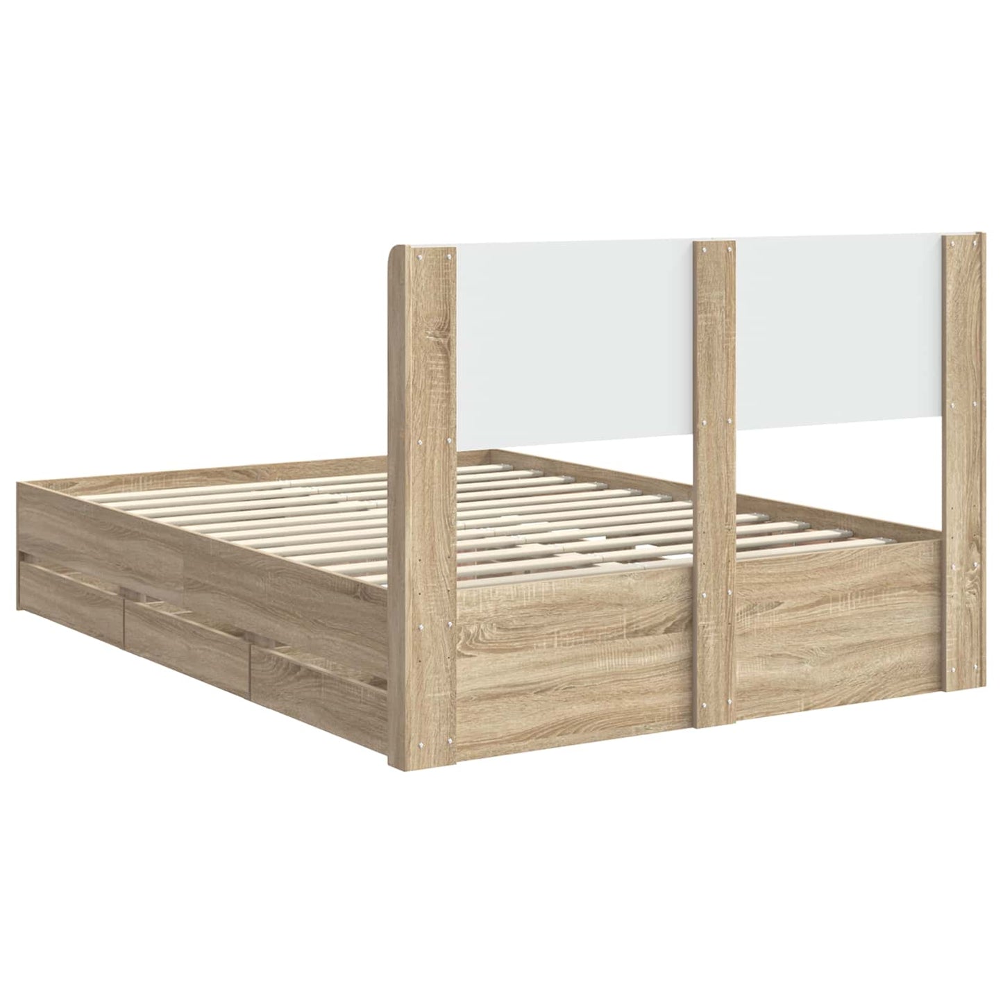 vidaXL Καλάθι με αποθήκη και κεφαλάρι Sonoma Δρυς 150 x 200 cm