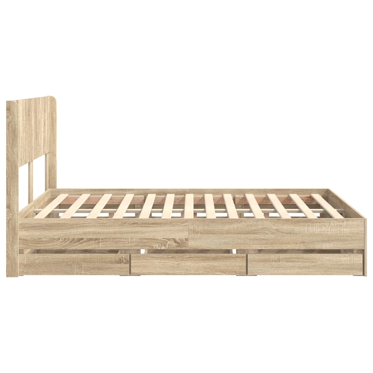 vidaXL Καλάθι με αποθήκη και κεφαλάρι Sonoma Δρυς 120 x 190 cm